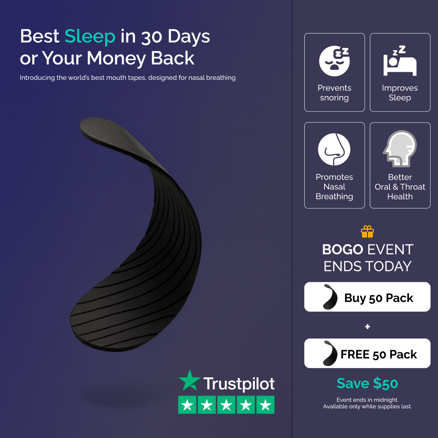 EasySleep™ Mouth Tapes